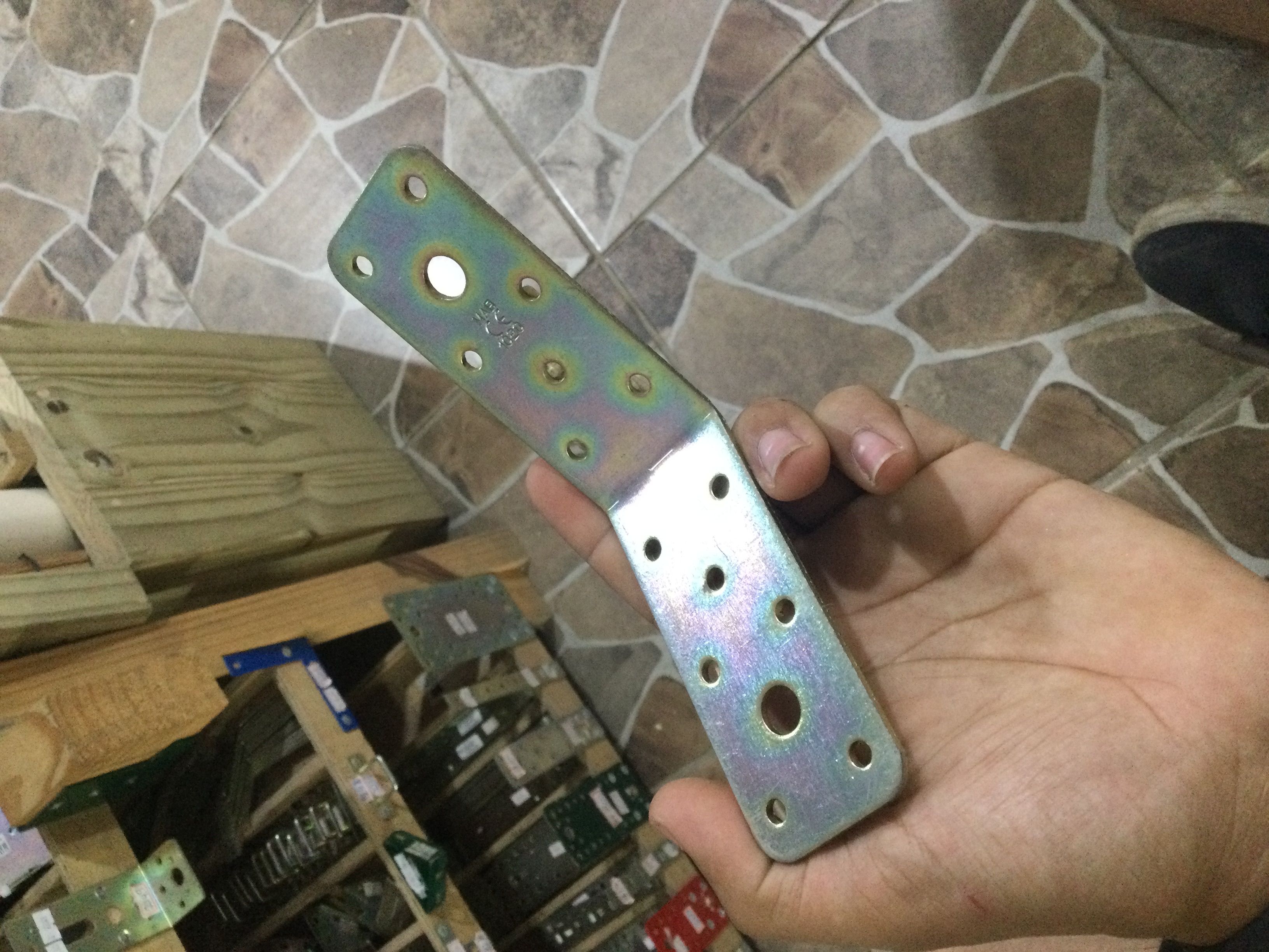 Placa de Junção Aço Galvanizado