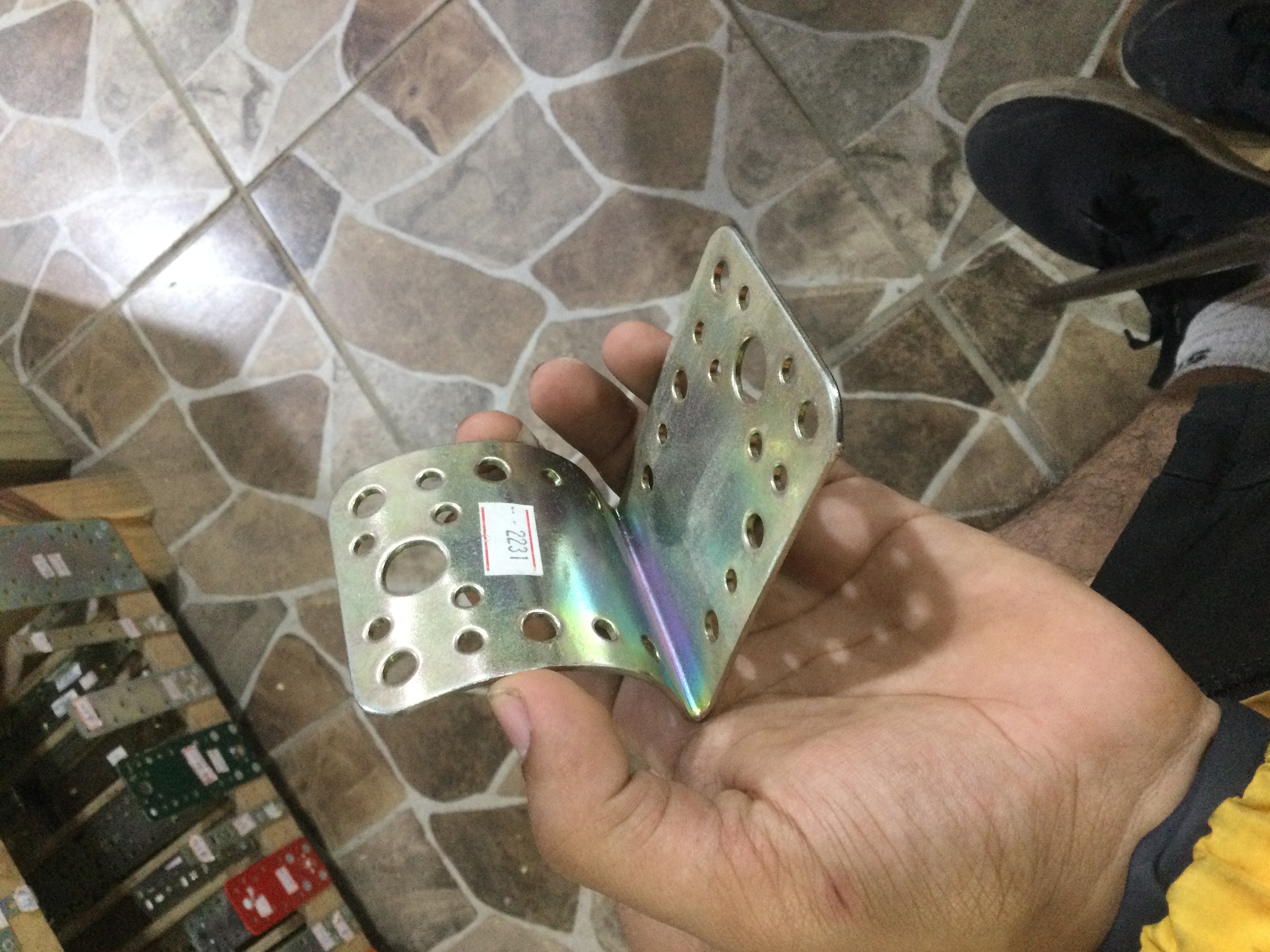 Placa de Junção Aço Galvanizado