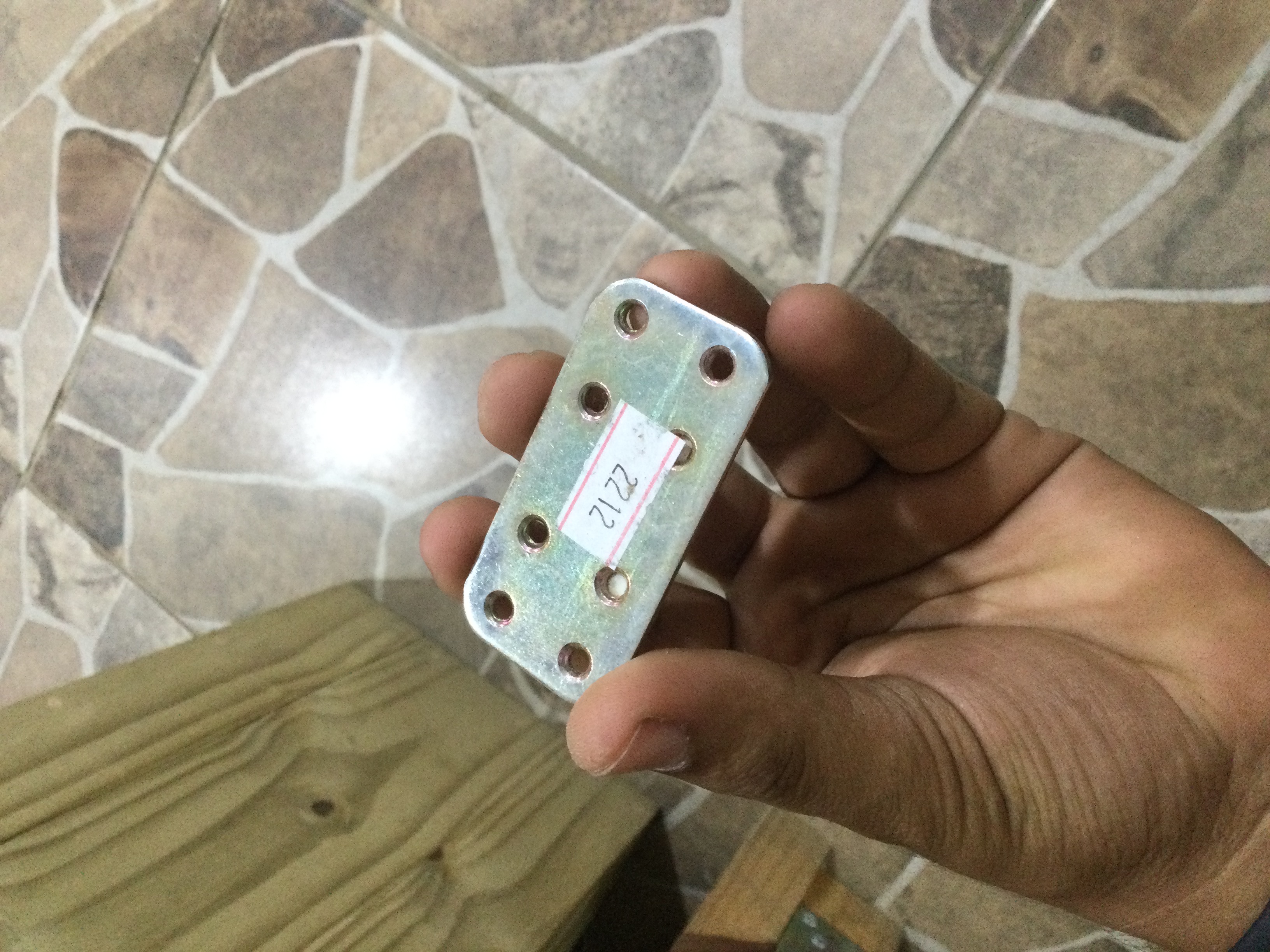 Placa de Junção Aço Galvanizado