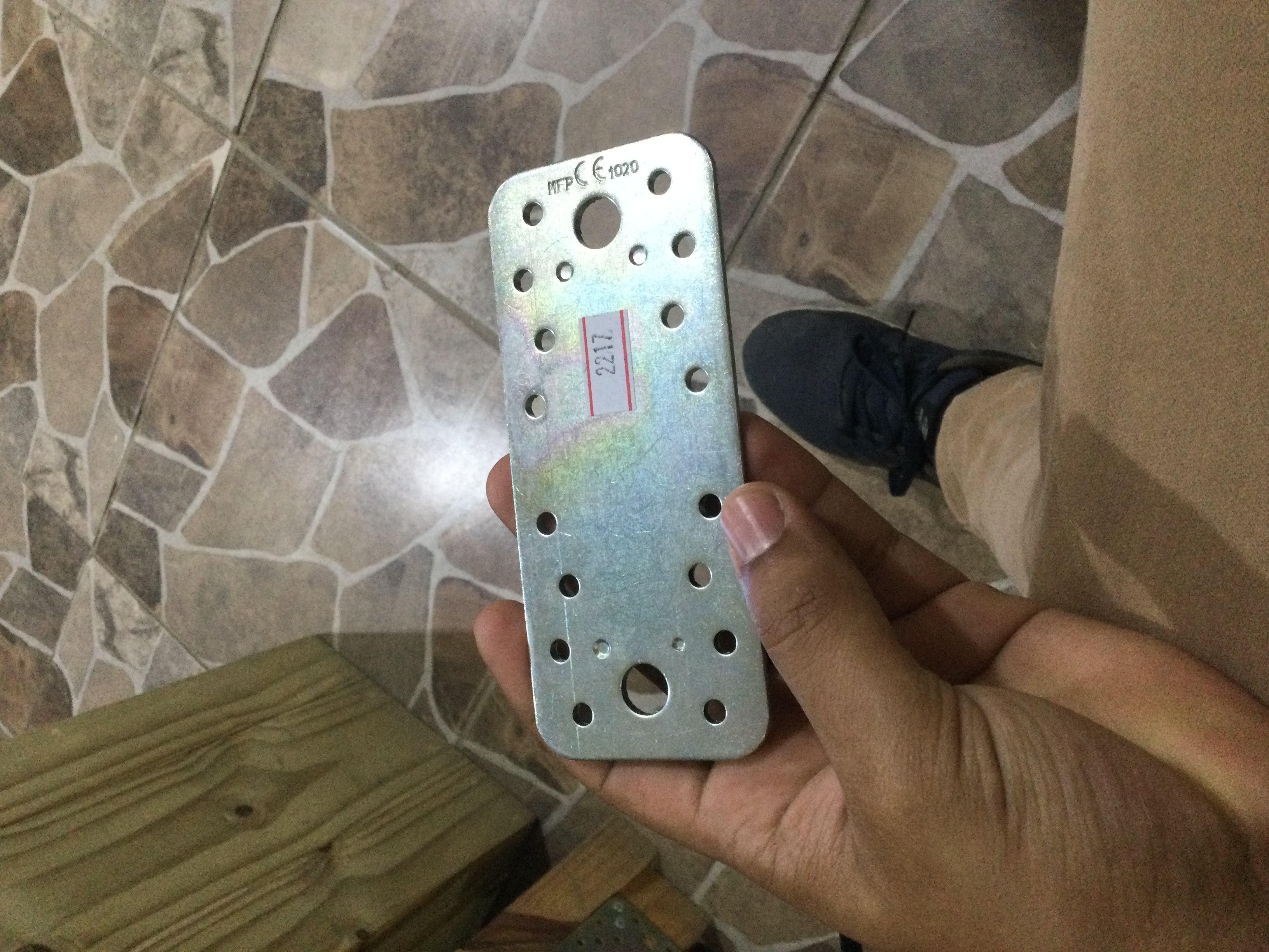 Placa de Junção Aço Galvanizado