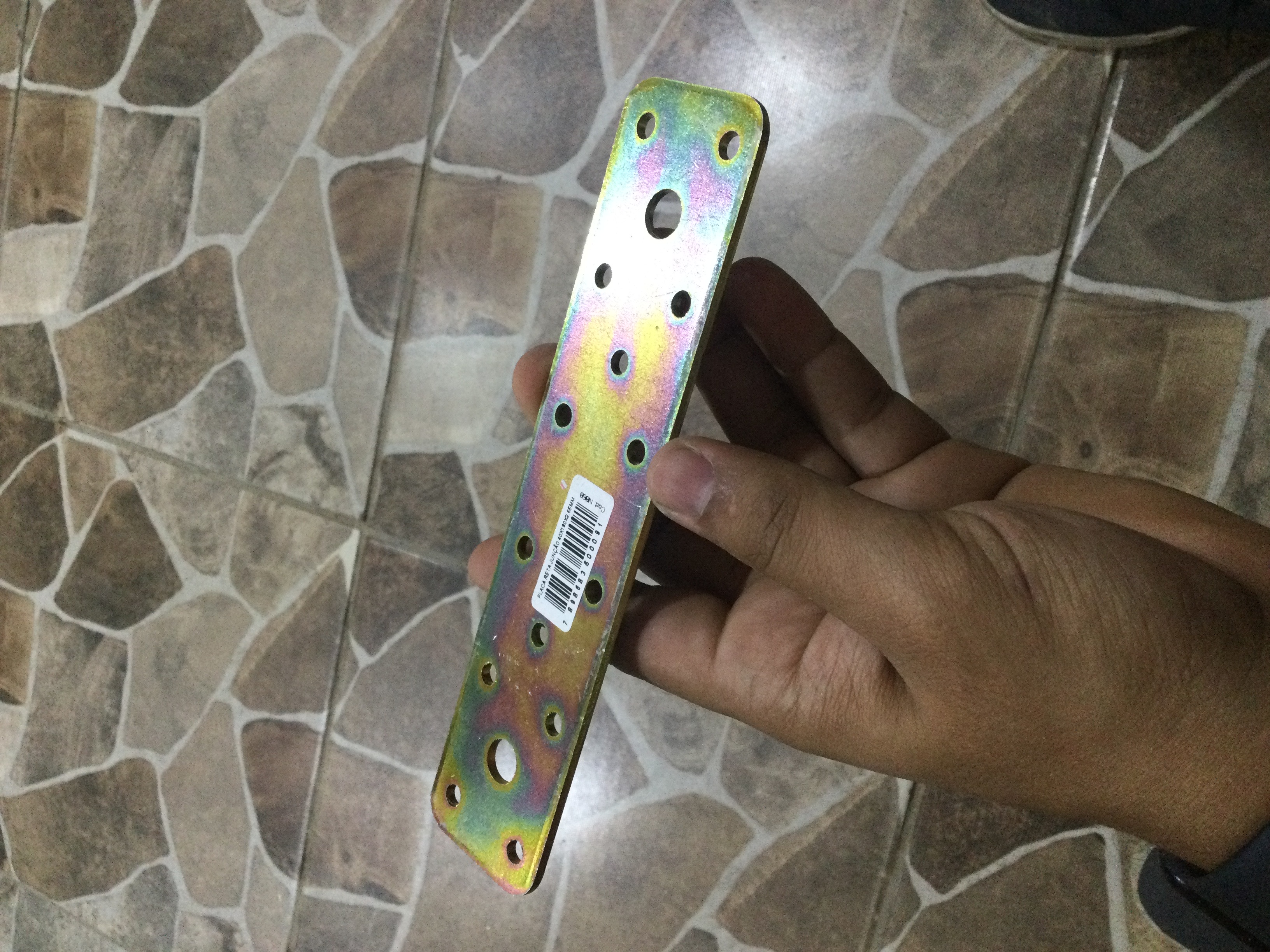 Placa de Junção Aço Galvanizado