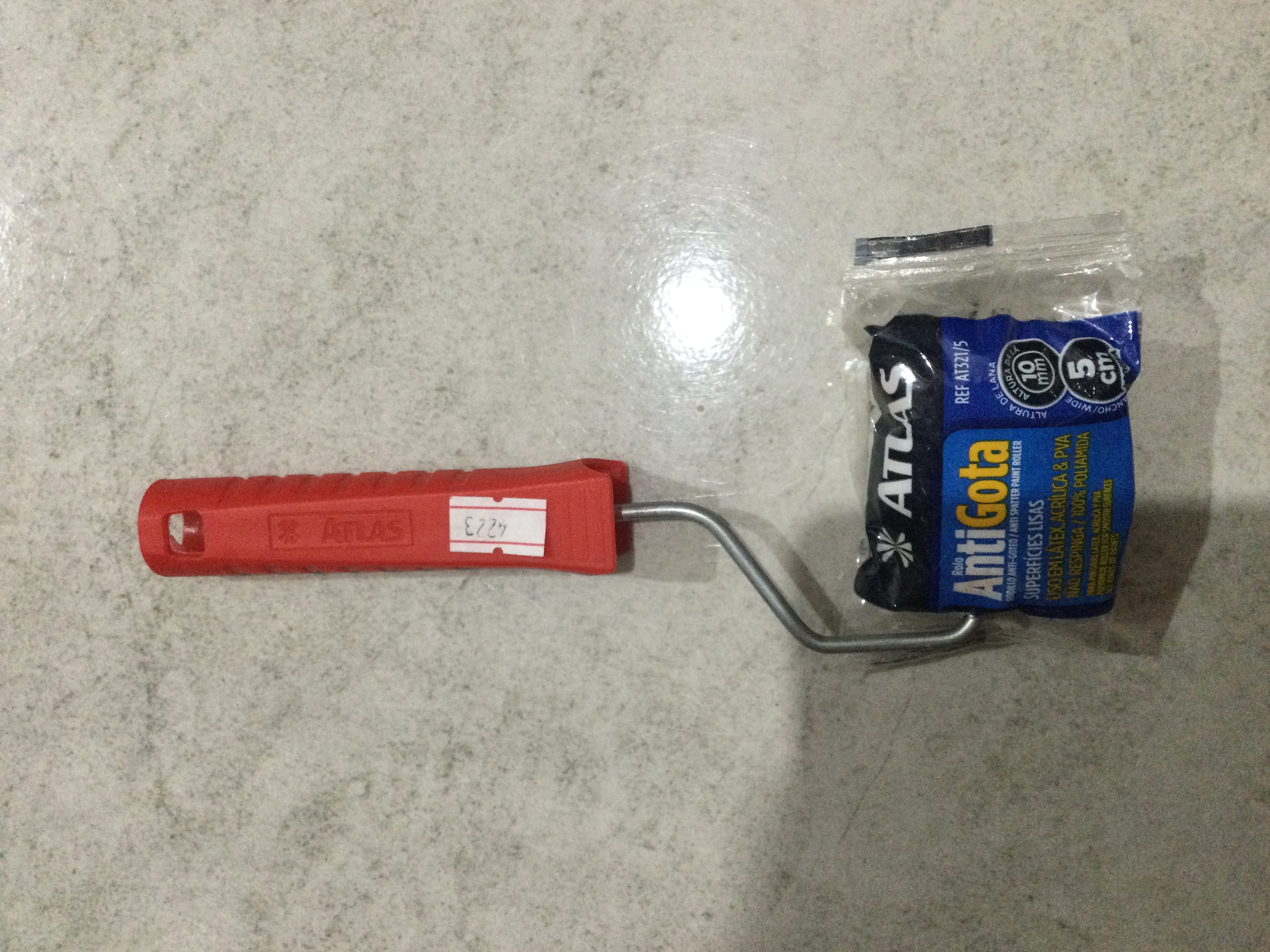 Rolo de Pintura de Lã Com Cabo