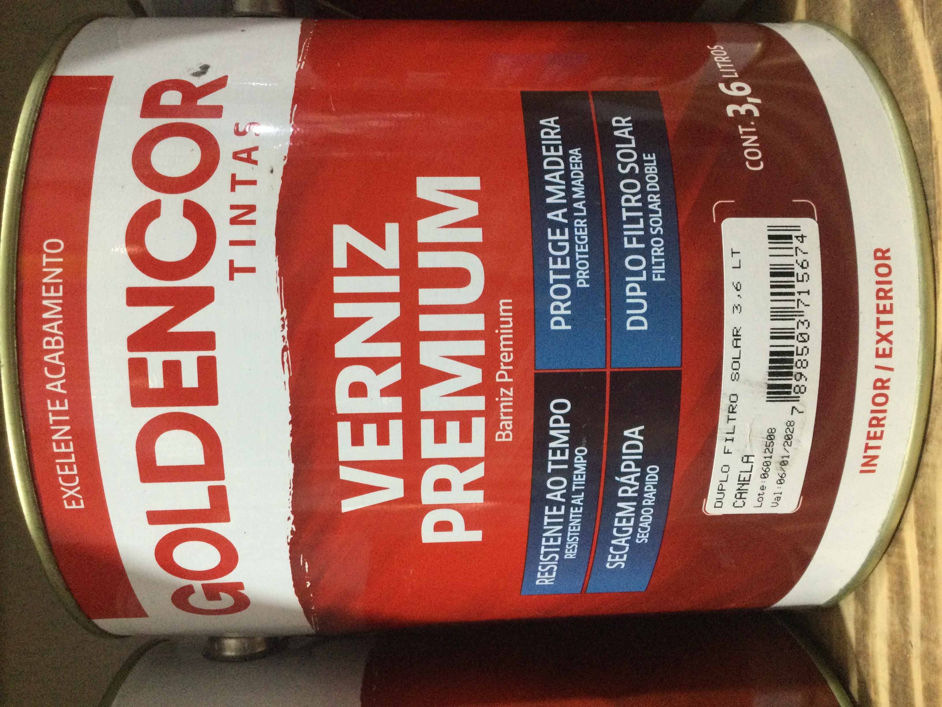 Verniz Duplo Filtro Solar