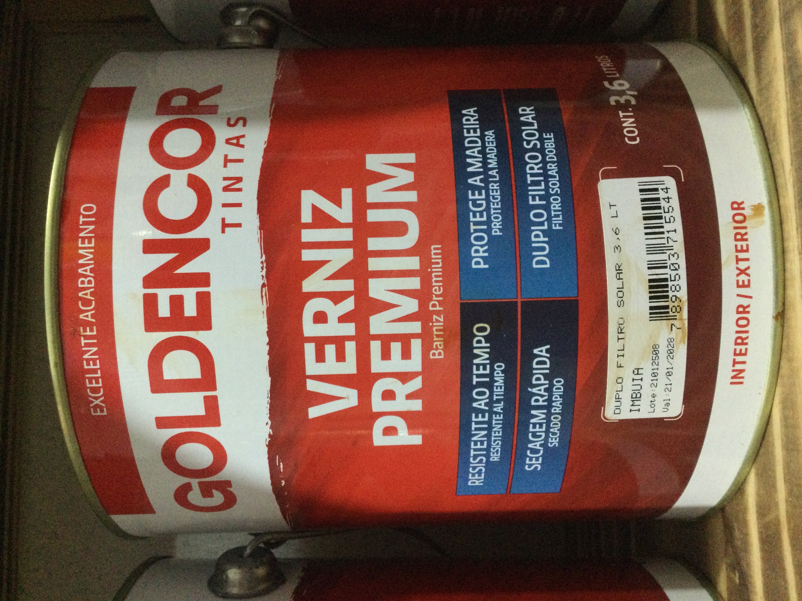 Verniz Duplo Filtro Solar