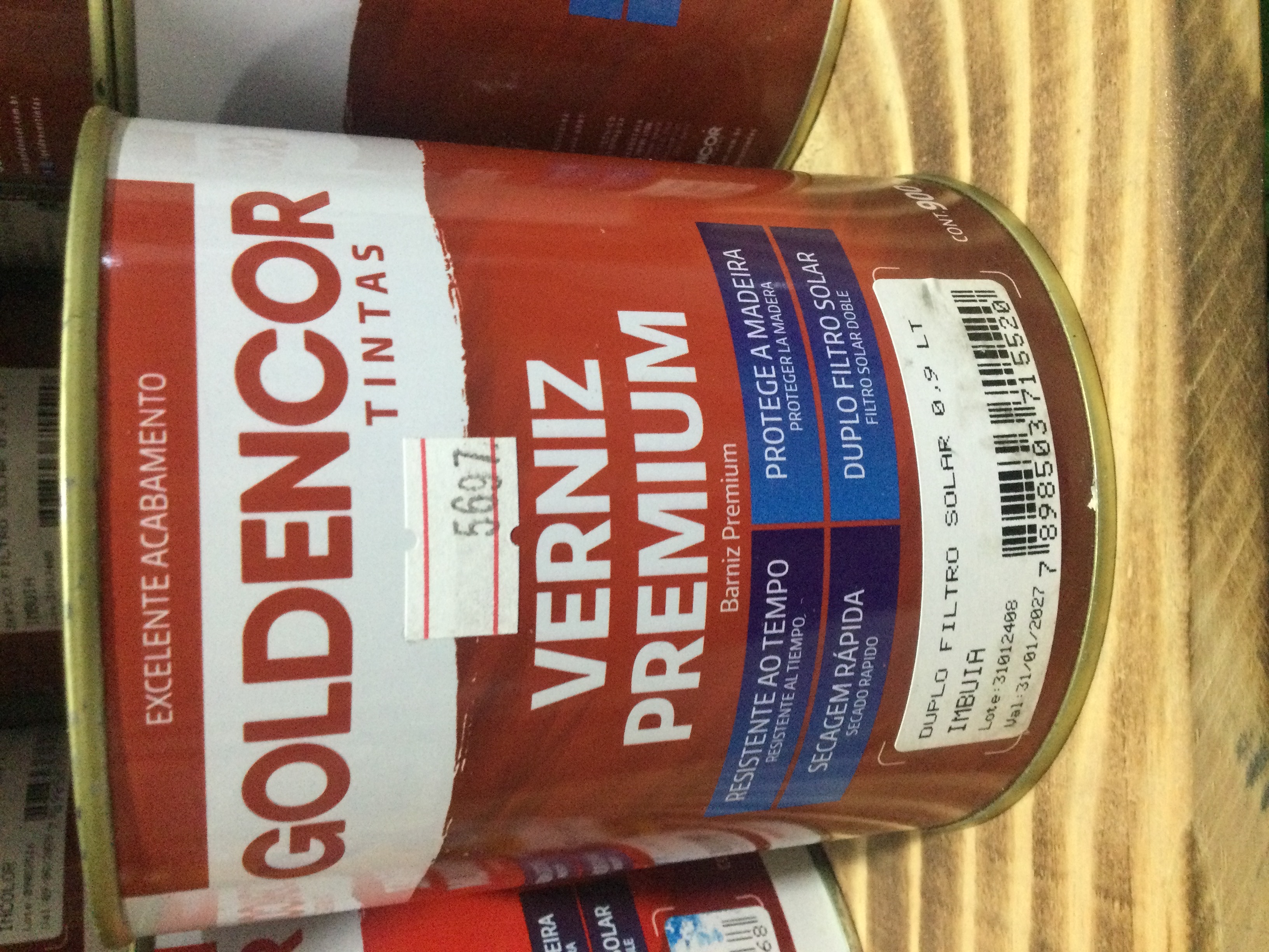 Verniz Duplo Filtro Solar