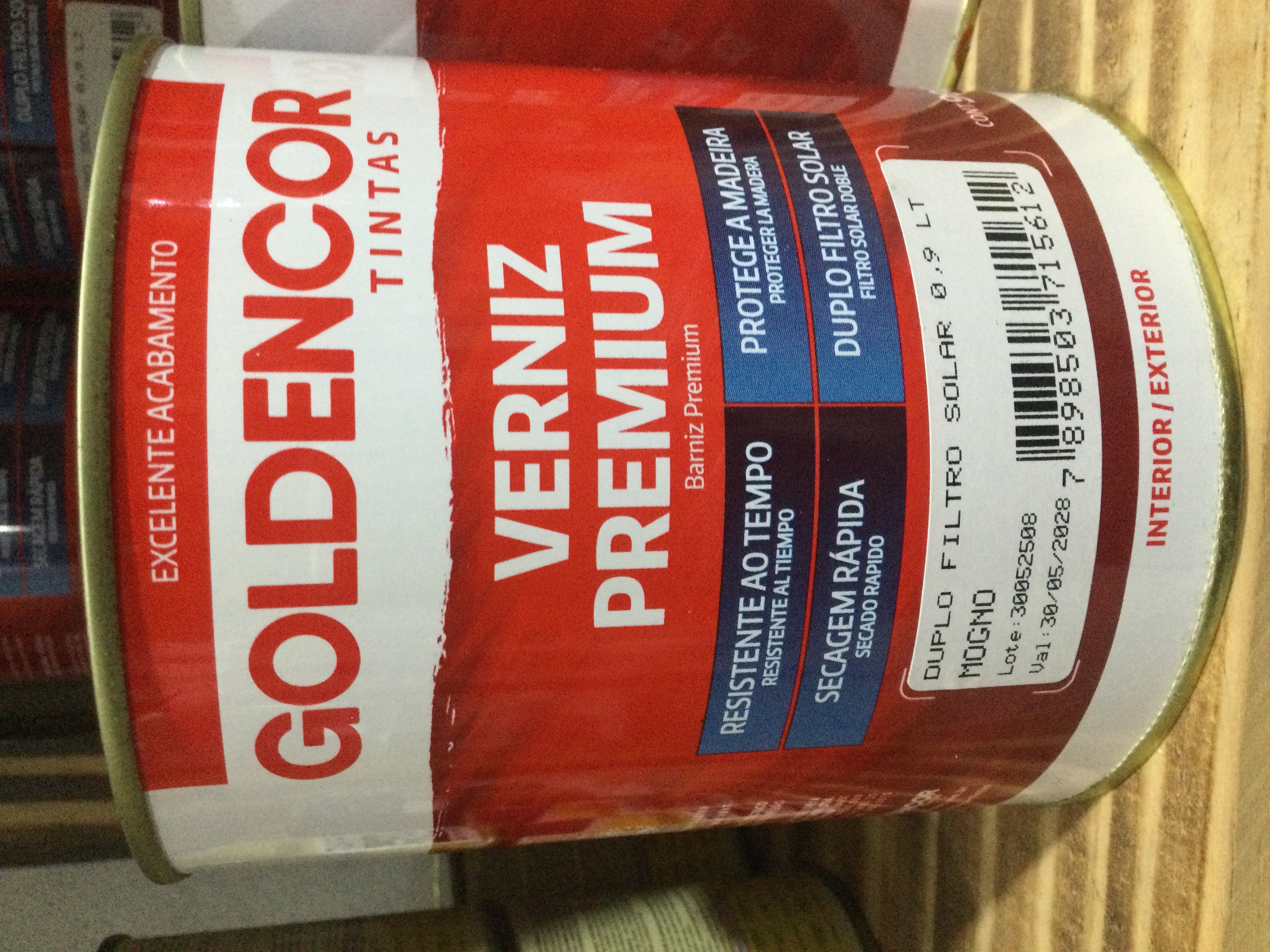 Verniz Duplo Filtro Solar