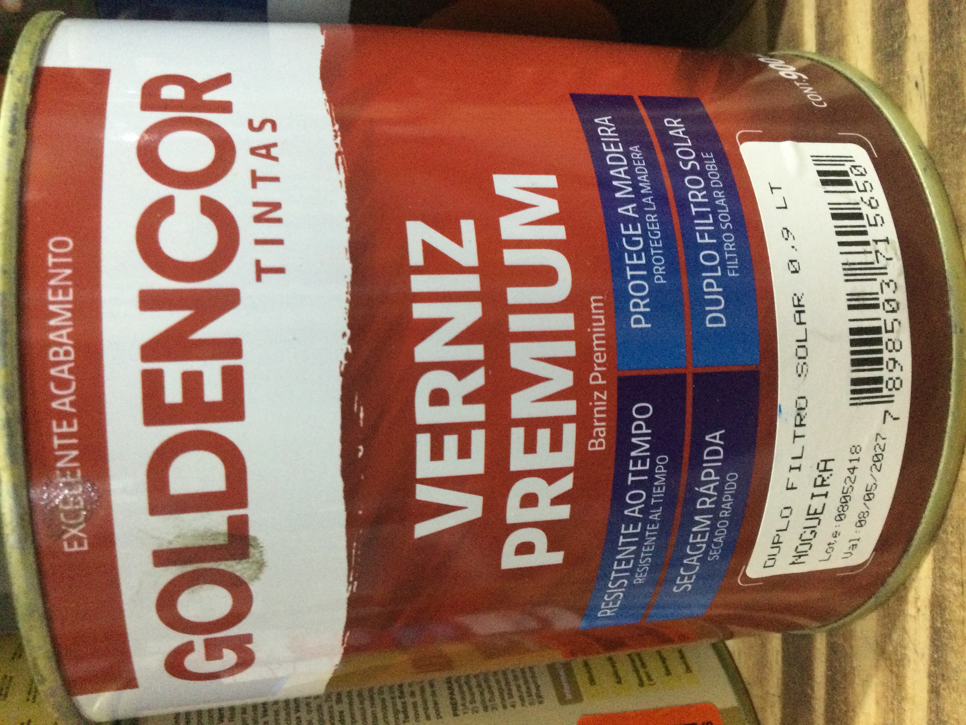 Verniz Duplo Filtro Solar