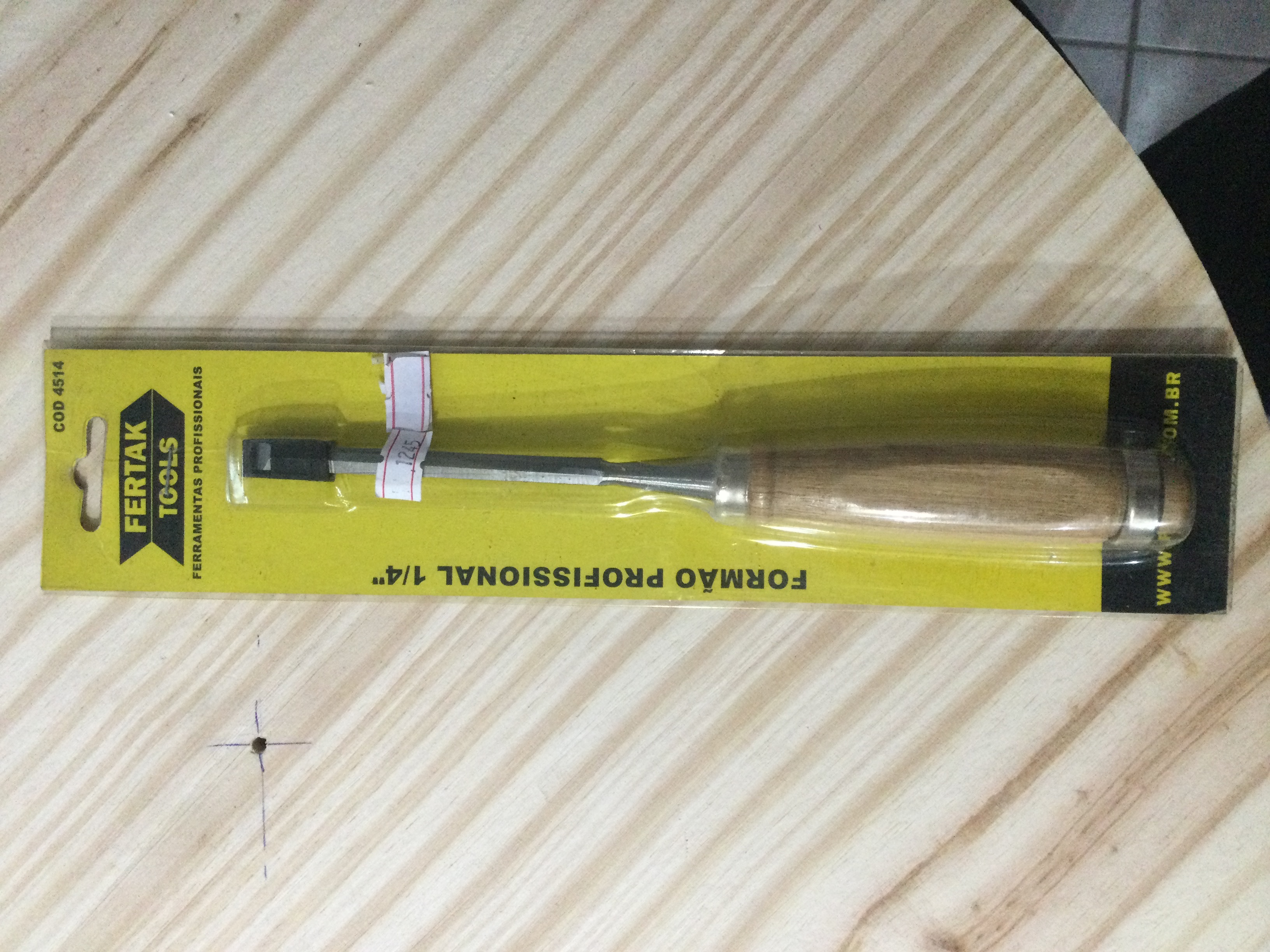 Formão Cabo Madeira