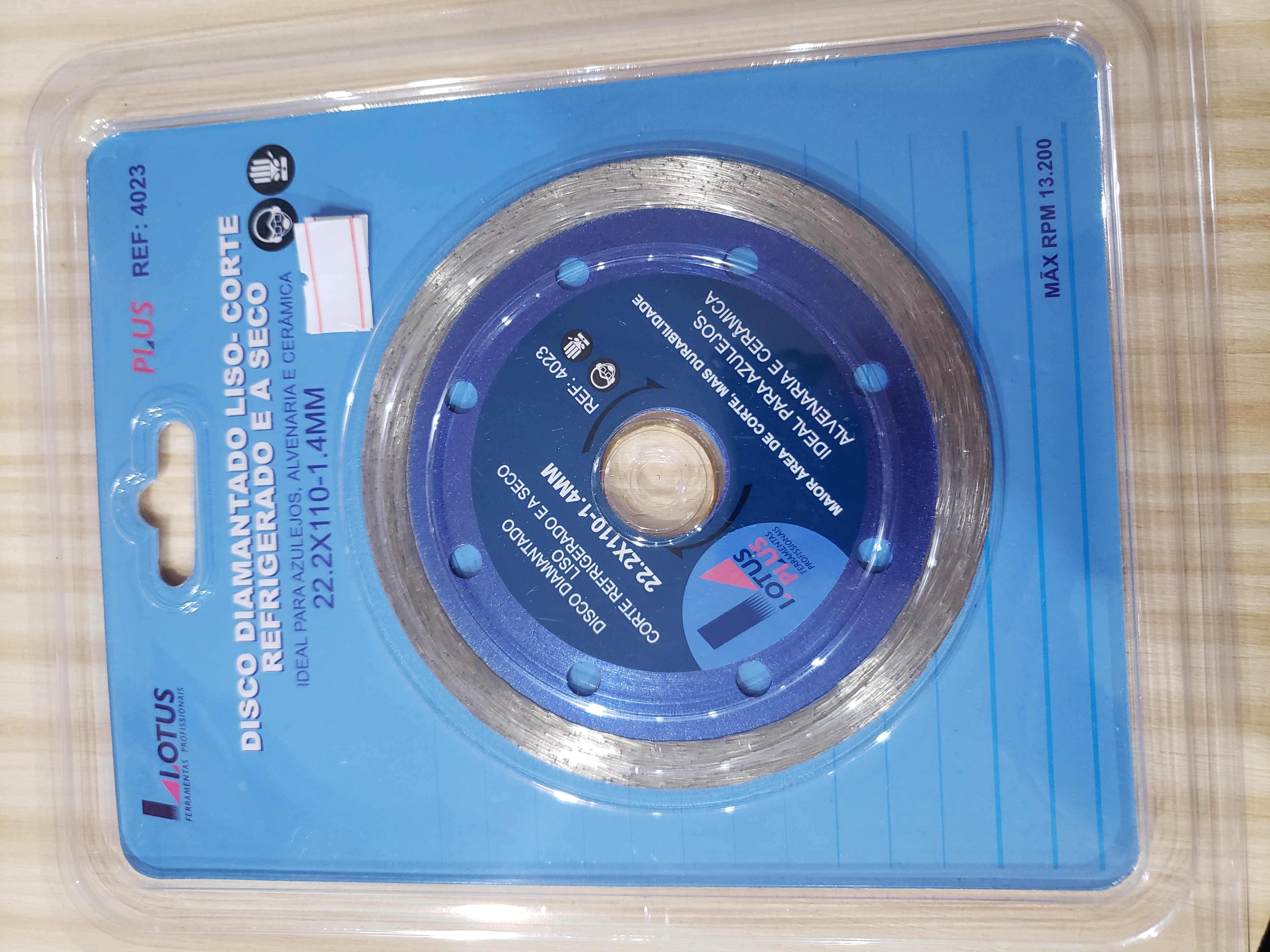 Disco Diamantado Continuo Cerâmicas e Azulejos