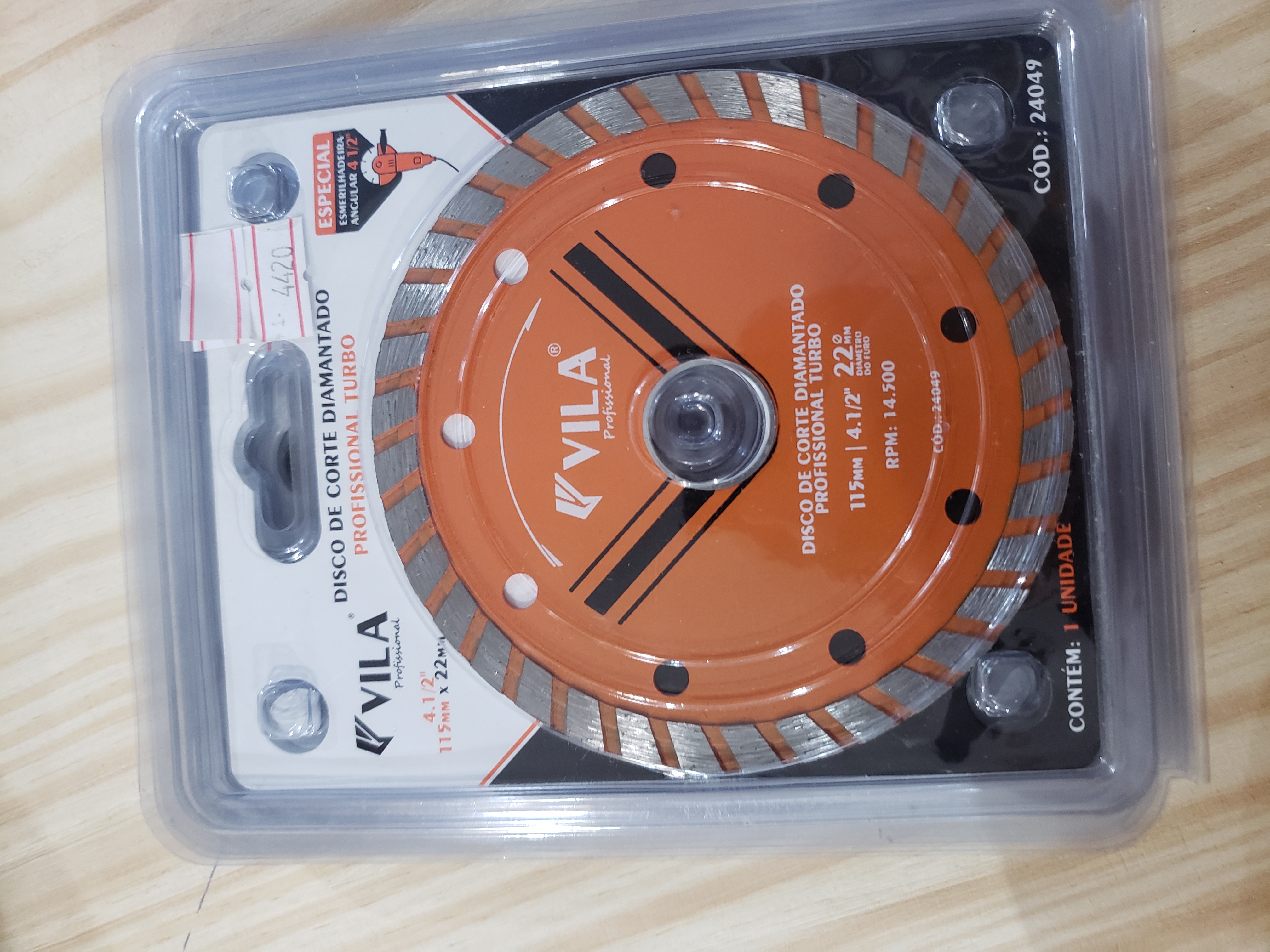 Disco Diamantado Turbo Segmentado