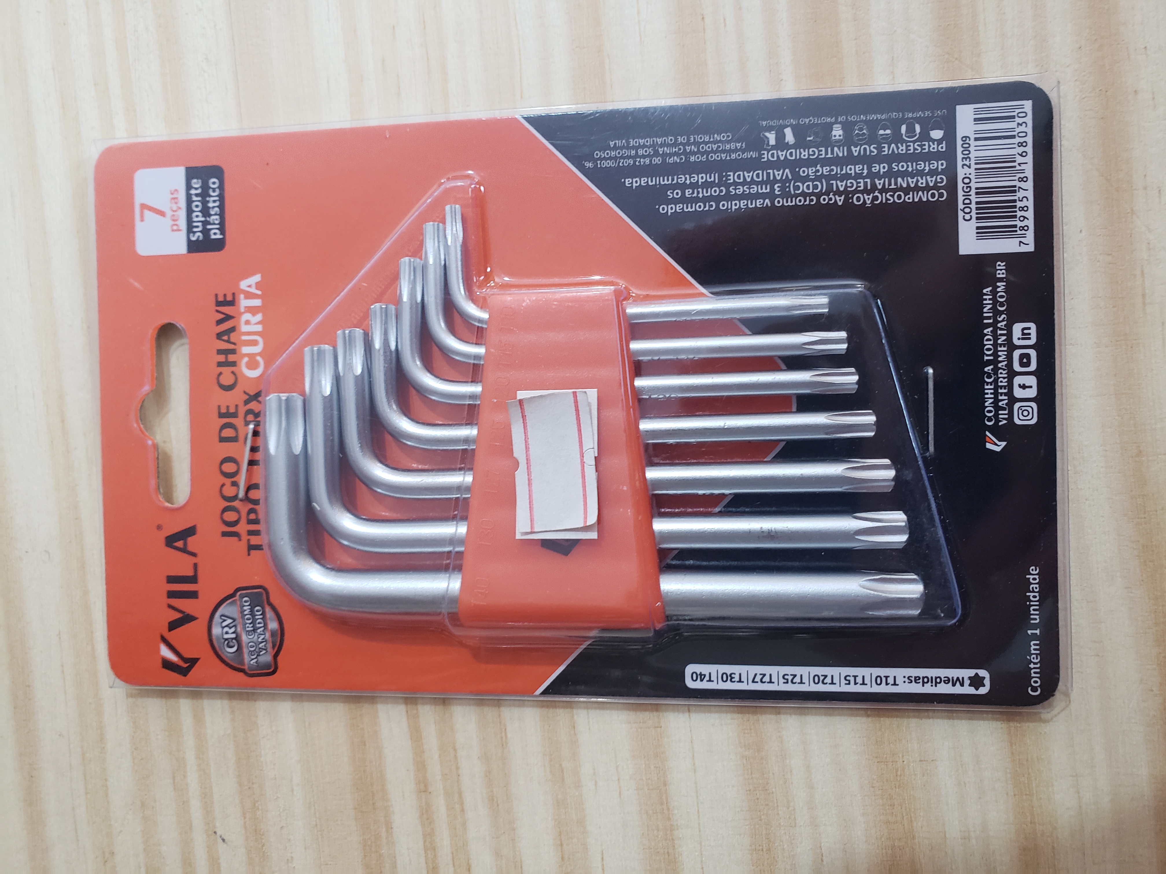 Jogo Chave Torx