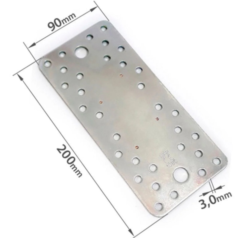 Placa de Junção Aço Galvanizado