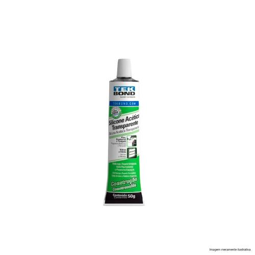 Silicone Acético TekBond | Mister 50 Gramas Transparente