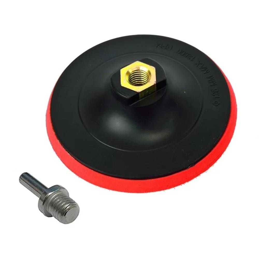 Suporte Lixa Velcro Vila 125mm 5" M14 C/ Adaptador